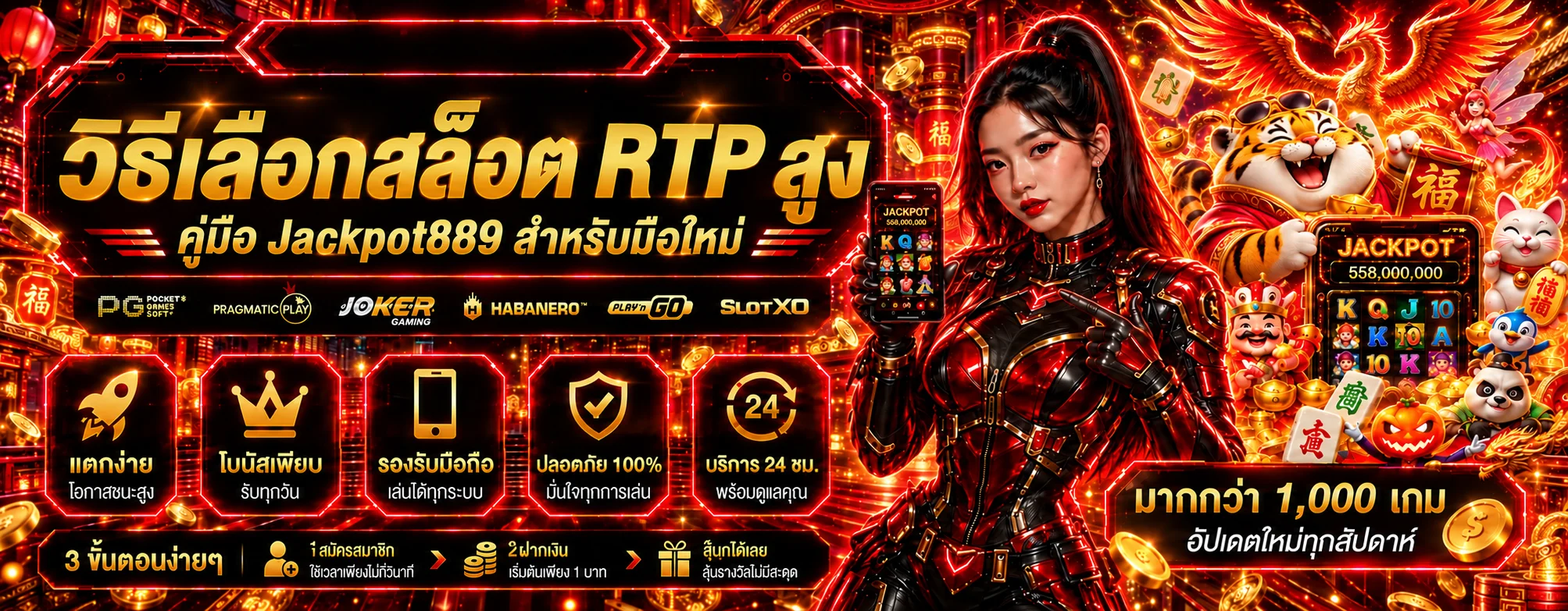 Jackpot889 วิธีเลือกสล็อต RTP สูงสำหรับมือใหม่